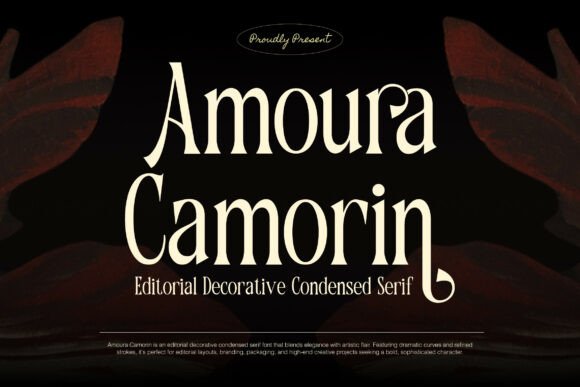 Amoura Camorin Font: Elevating Boutique Brand Identity