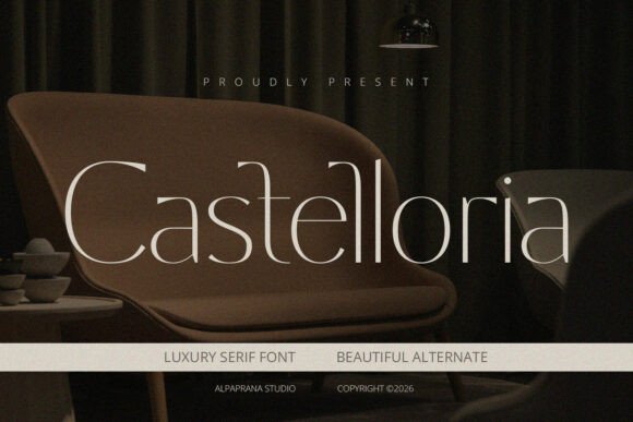 Castelloria Font: Modern Serif for Digital Branding