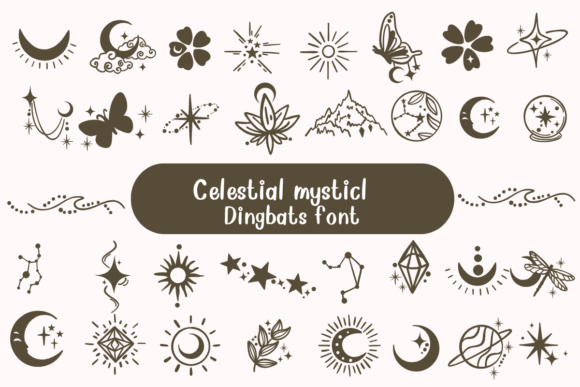 Celestial Mystical Font Review for Whimsical Branding