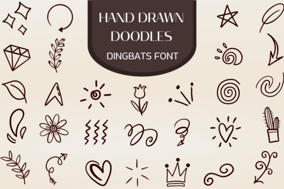 Hand Drawn Doodles: The Ultimate Dingbats Font for Creative Projects
