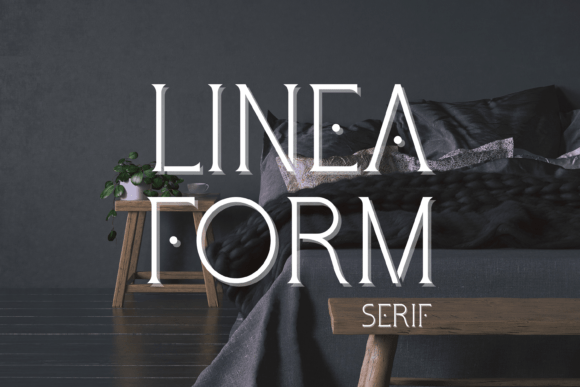 Linea Form Font: Modern Serif for Campaign Design