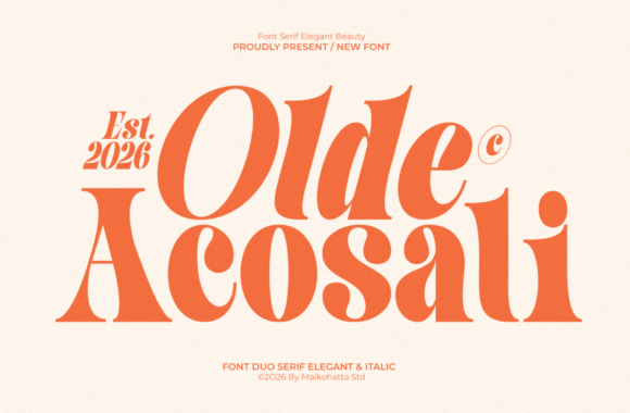 Olde Acosai Font Review for Digital Campaigns
