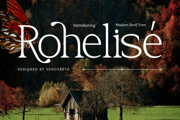 Rohelise Font: Refined Serif for Editorial Design