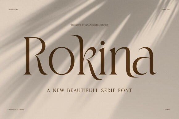 Rokina Font: Elevating Brand Identity with Elegant Serifs
