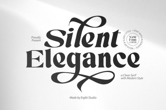 Silent Elegance Font for Refined Editorial Design