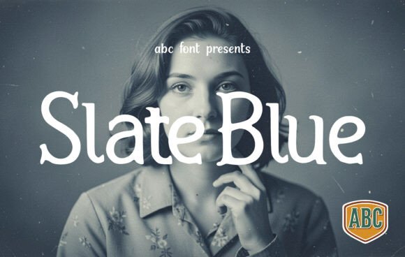 Slateblue Font for Editorial Design and Publishing