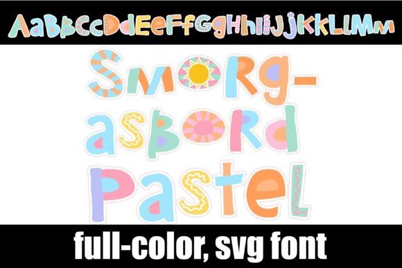 Smorgasbord Pastel: A Colorful Typography Boost for Campaign Visuals