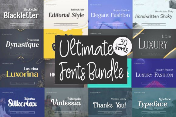 Unlimited Mega Bundle: Elevate Your Digital Campaigns with Premium Serif Fonts