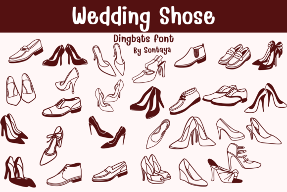 Wedding Shoes Font for Digital Branding and Web Design