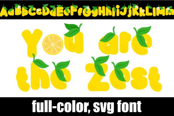 You Are the Zest Font for Bright Campaign Visuals